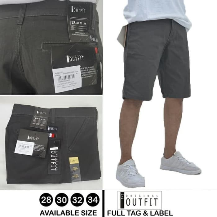 Celana Pendek Cargo Army Loreng Emba Clana Kargo Dsitro Hiking M TL767  Chino Standar Original Outf