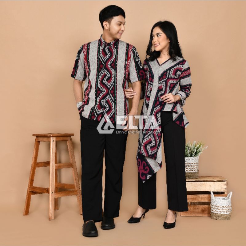 baju couple tenun ikat original asli handmade