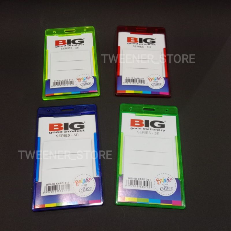 

BIG ID Card 311 Acrylic Akrilik Colour | Name Tag | Bahan Acrylic