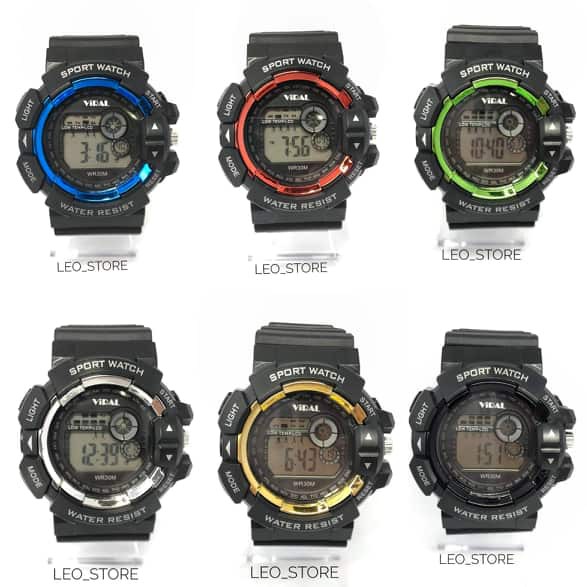 LEO STORE - JAM TANGAN PRIA VIRAL SPORT A13 TAHAN AIR READY DENGAN 6 WARNA YANG MENARIK