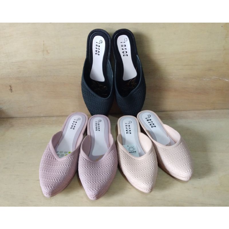 Sepatu Sandal Wanita - Irsoe 603 - Sepatu Selop - Sandal Bustong Wanita.