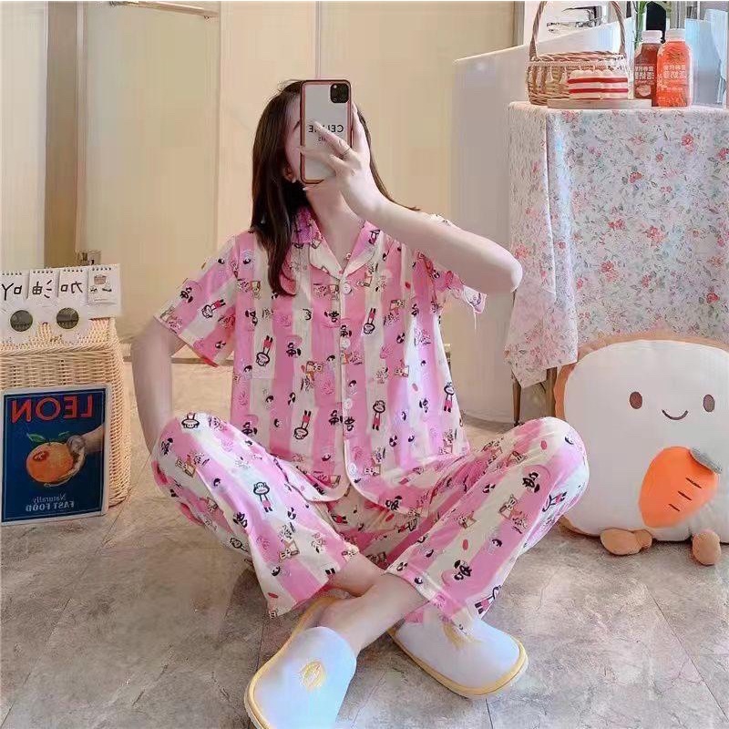 JC- PIYAMA SET Import CP / Piyama wanita Import terbaru / Piyama Import Korean Style-Catty Salur Salem CP