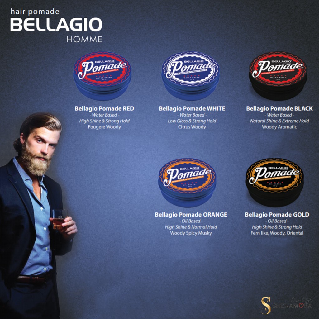 Bellagio Homme Pomade for Men 80 Gram