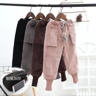  Celana  Legging  Panjang Bahan Katun Corduroy Untuk  Anak 