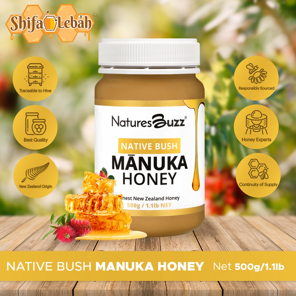 

Natures Buzz Native Bush Manuka Honey 500 gram