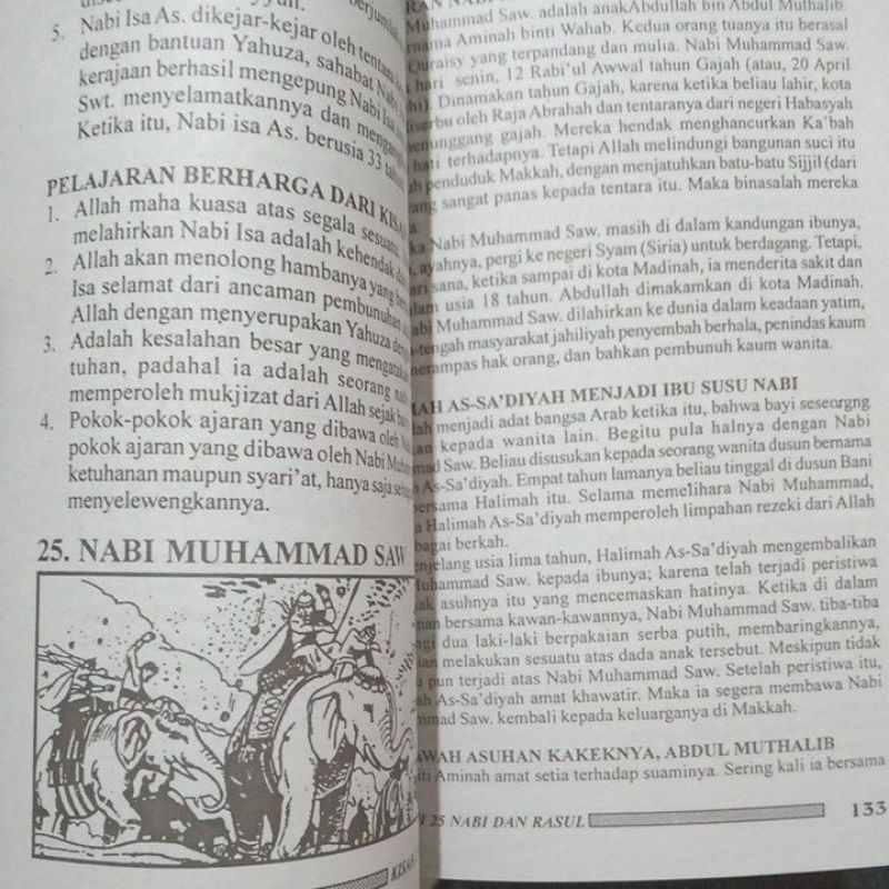 Buku Kisah 25 Nabi &amp; Rasul Disertai Dalil-dalil Alquran