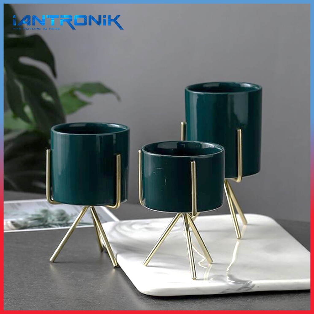 KIYOTE Mini Pot Stand Nordic Style Minimalis / Pot Hias Bunga Sukulen