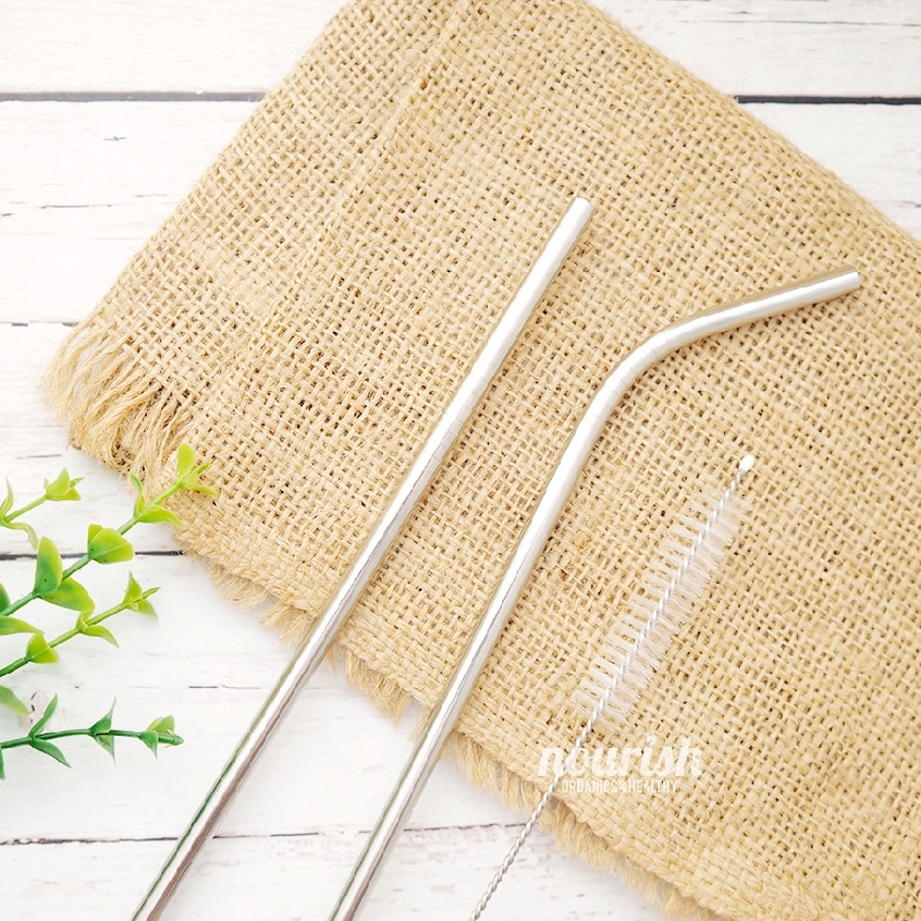 Stainless Steel Straw (Sedotan Metal Ramah Lingkungan) Lurus