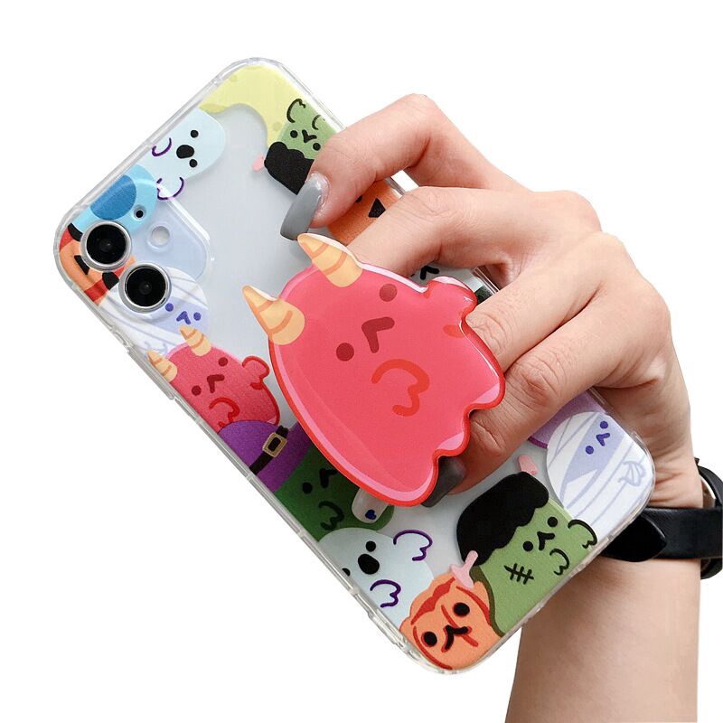 HALLOWEEN POP GRIP SERIES Acrylic Phone Grip Karakter Lucu Griptok Korea Akrilik Popsocket Korea