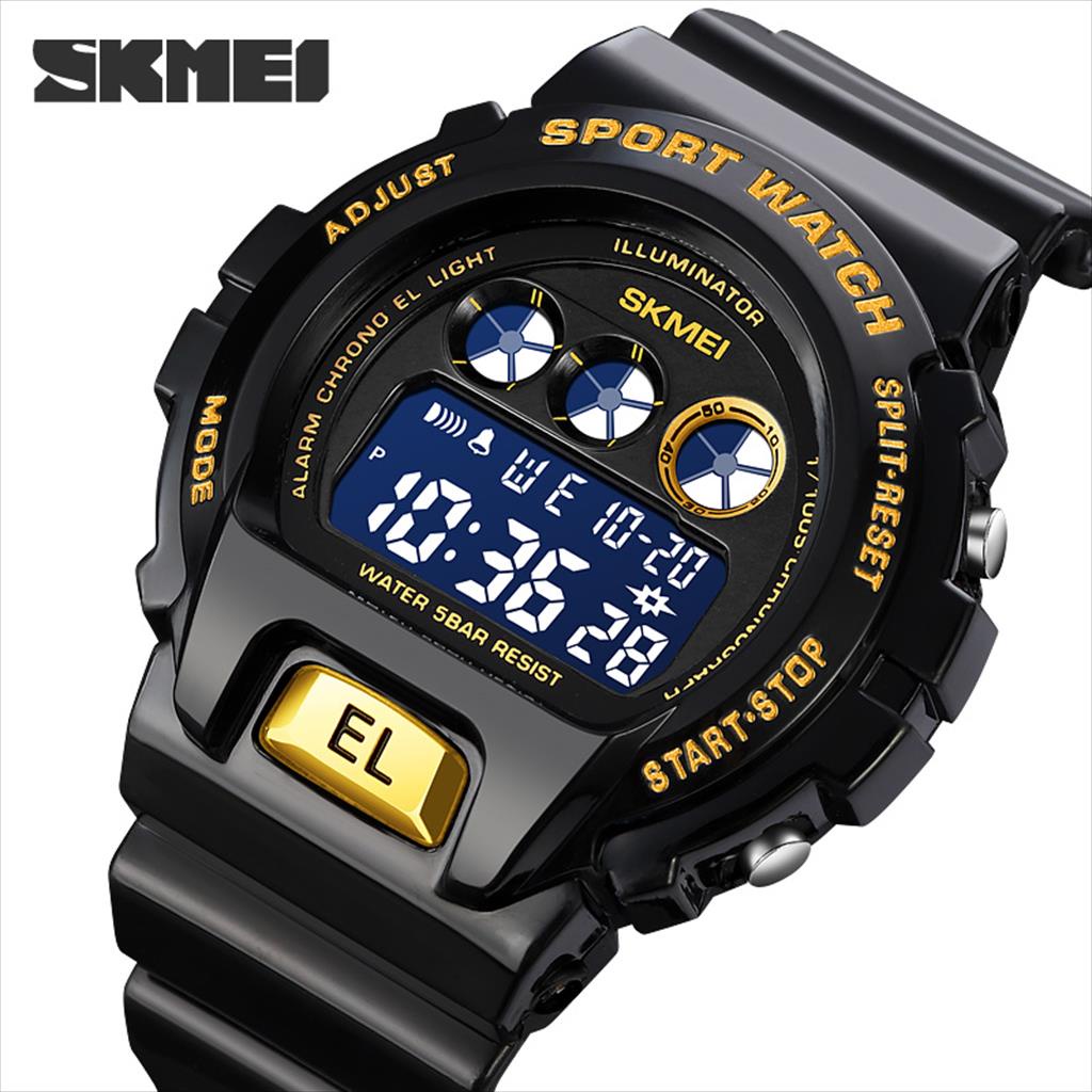 NEW ? • SKMEINDONESIA ™ • SKMEI 1813 ORIGINAL Jam Tangan Pria Bisa Wanita Digital Sport Chronograph