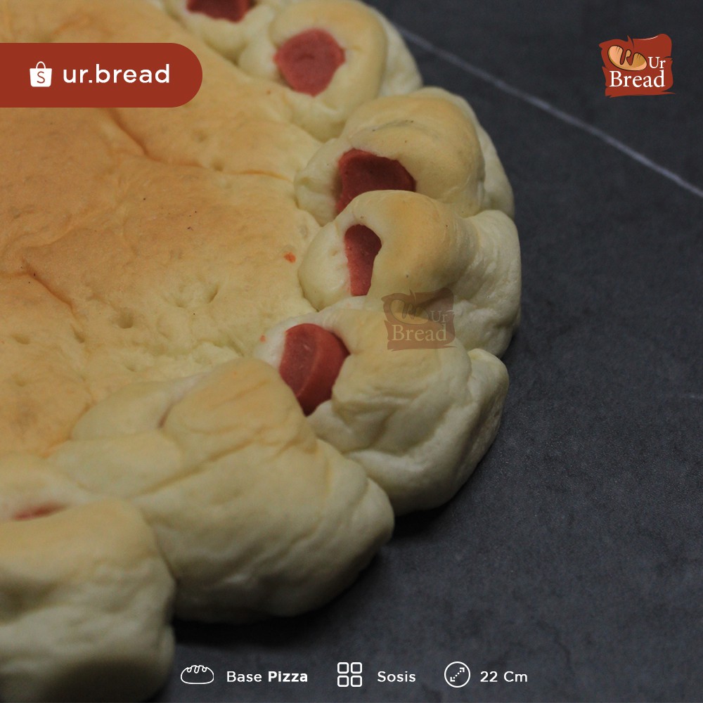 Roti Pizza Sosis Ukuran 22cm | Base Pizza Sosis 22cm