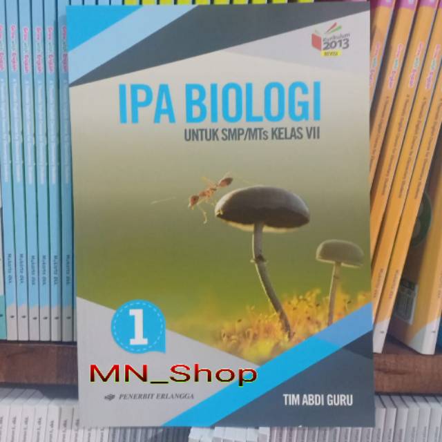 Buku IPA Biologi kelas 1 SMP K13N Erlangga Shopee Indonesia
