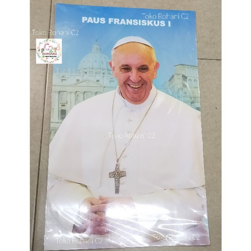 Poster Paus Fransiskus I 30x49cm Poster Paus Fransiskus I Shopee Indonesia