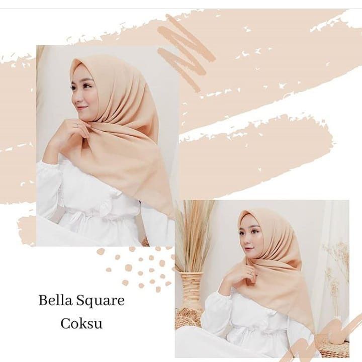 Bella Square - Hijab Segi Empat Jilbab Muslimah Bela Squer Kerudung Berkualitas - Kerudung Terbaru - Warna Lengkap