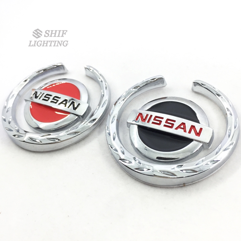 1x Stiker Emblem Logo Nissan untuk Bagasi Belakang Mobil