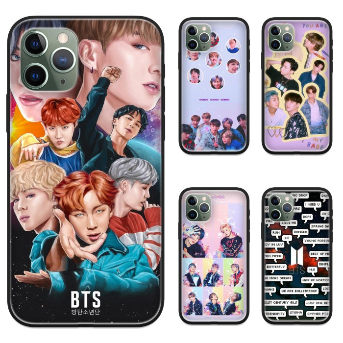 Casing hp iphone samsung oppo vivo xiaomi Motif BTS