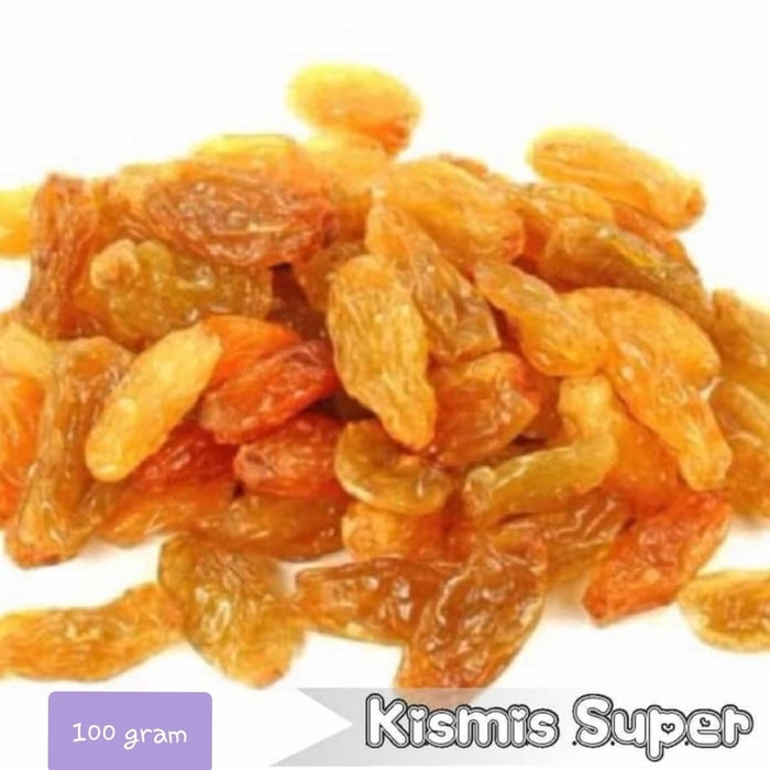 

Kismis super snack kiloan 100 gram