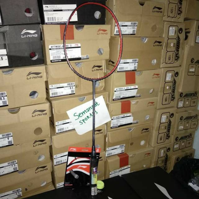 Super series/ss/100/lite/lining/raket/badminton/bulutangkis/original