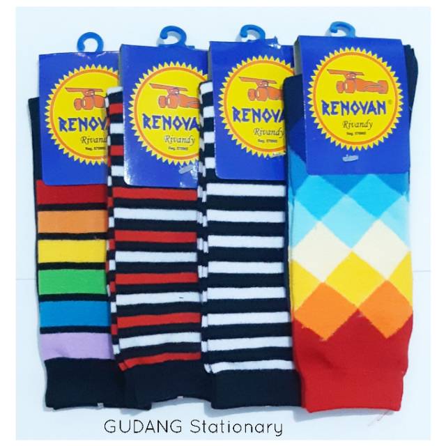 Kaos Kaki Anak Fashion Motif Warna