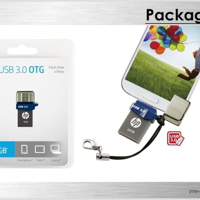 HP X790M USB 3.0 OTG Micro 64GB Flash Drive Flash Disk 64 GB Original otg micro 3.0