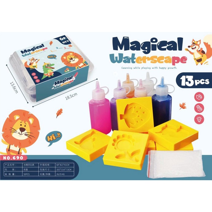 Magical Waterscape Maian Diy Anak Jelly Mainan Edukasi Anak Mainan Prakarya Anak Sensori Play Mainan Montessori Anak