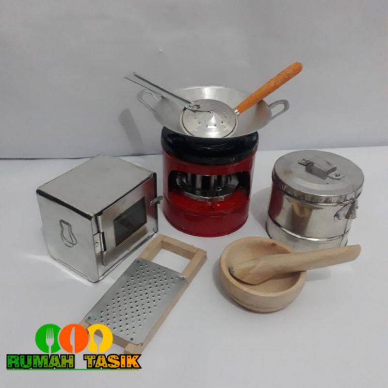 Kitchenset Mainan Masak Masakan Anak Tradisional Paket RT005