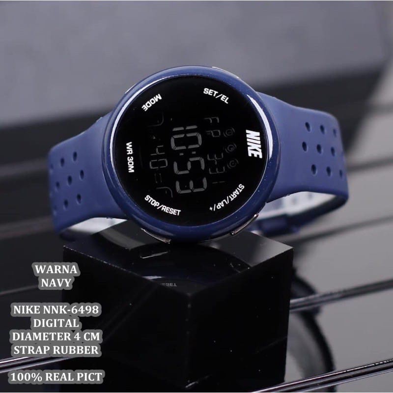 (KWS) Jam Tangan Pria Sporty NIKE Digital Strap Rubber NK-29