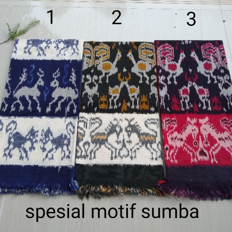 Tenun masa kini motif etnik sumba