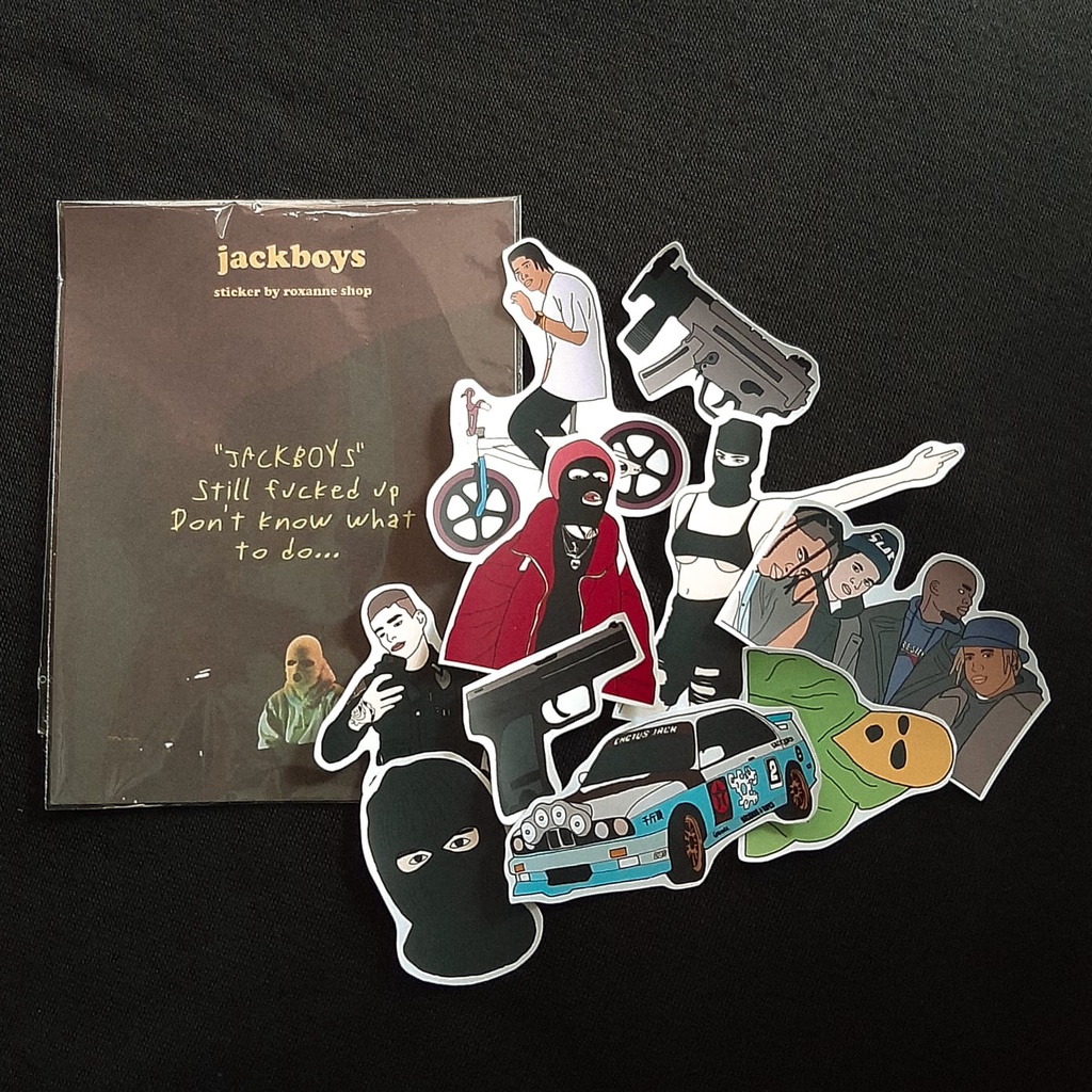 

AESTHETIC STICKER UNTUK HP / STICKER LAPTOP / STIKER JURNAL / STIKER DECO (Code: jackboys b)