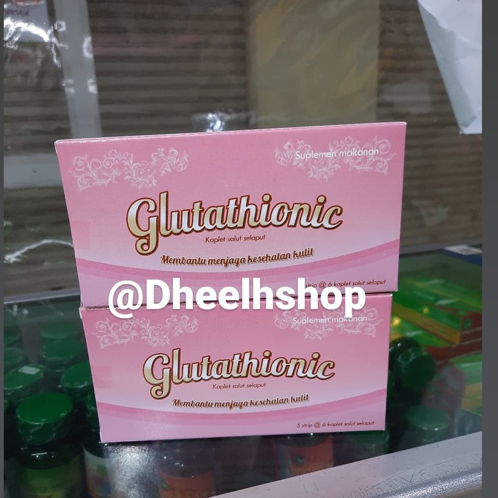 GLUTATHIONIC (SUPLEMEN UNTUK MEMUTIHKAN & REGENERASI KULIT )30 KAPLET
