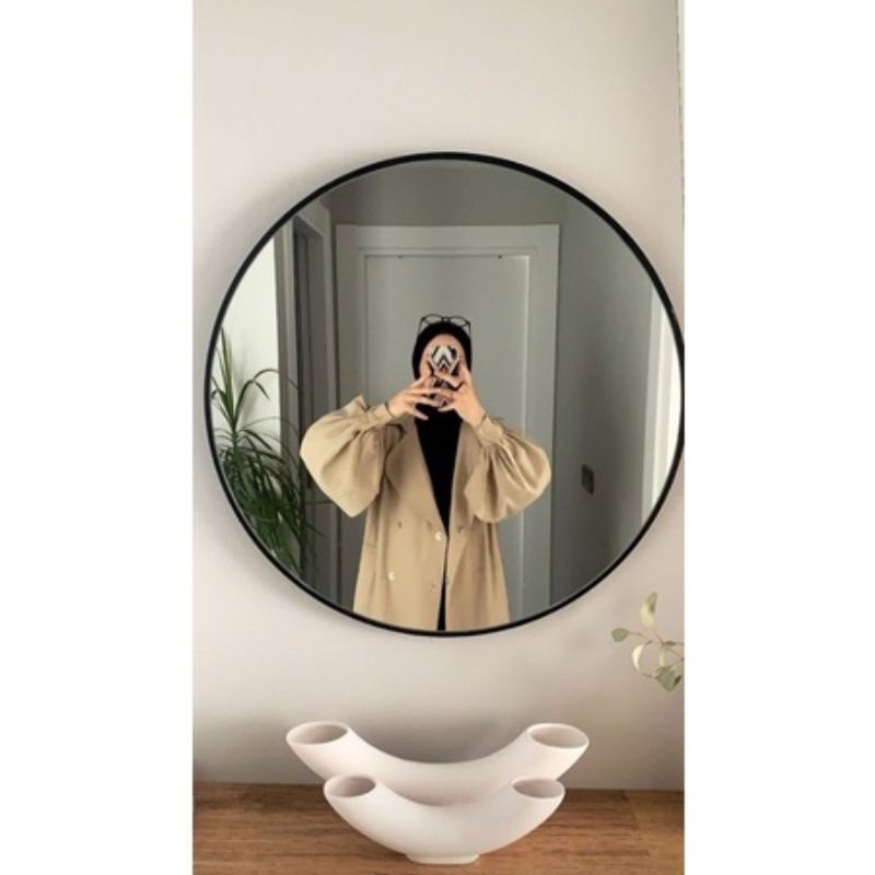 Cermin bulat/Diameter 60cm