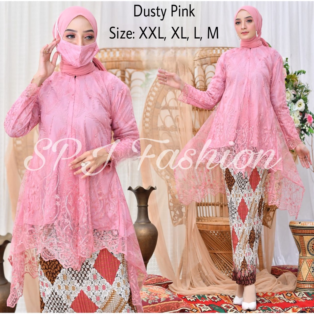 launching Set Kebaya BUSUI/Kebaya BUSUI Modern/Kebaya Tunik Tulle/kebya pesta /kebaya wisuda/kebaya modern