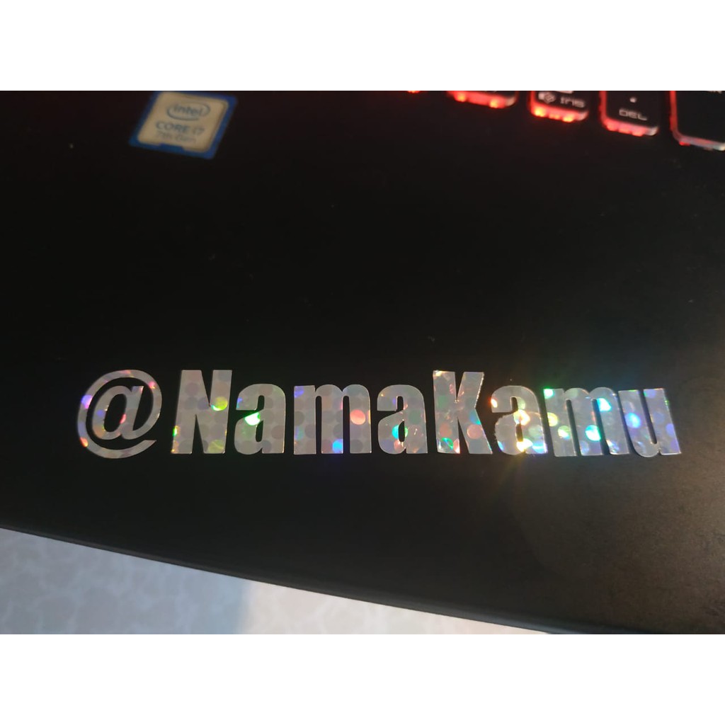 

STIKER CUTTING STICKER NAMA HELM LAPTOP MOTOR CUSTOM (Per-Huruf)