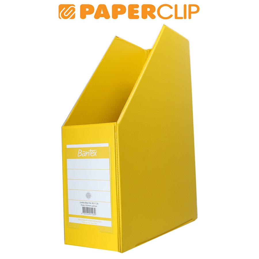 

BOX FILE BANTEX 4011 JUMBO FOLIO 26 LEMON