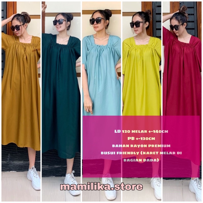 [BEST SELLER] LAILA DRESS | CALISHA DRESS | DASTER KEKINIAN | DASTER BUSUI | DASTER CANTIK | DASTER KARET | DASTER KERUT DADA | DASTER VIRAL