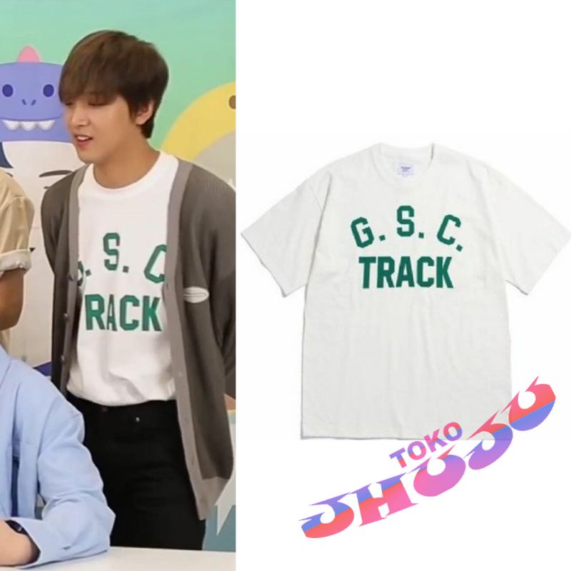 Baju Tshirt NCT Haechan Style Gsctrack  Sablon hijau