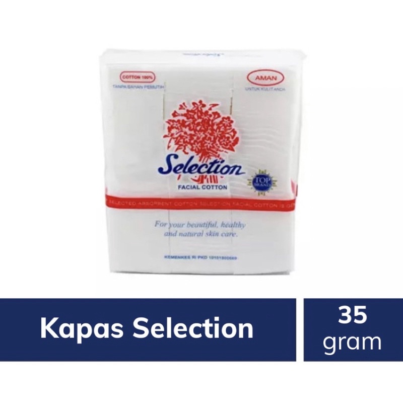 KPS WAJAH SELECTION  75 gr 50 gr 35 gr / KPS KECANTIKAN / KPS Selection Facial Cotton Round Kps Tipis Toner Pembersih Wajah Bulat | Kotak