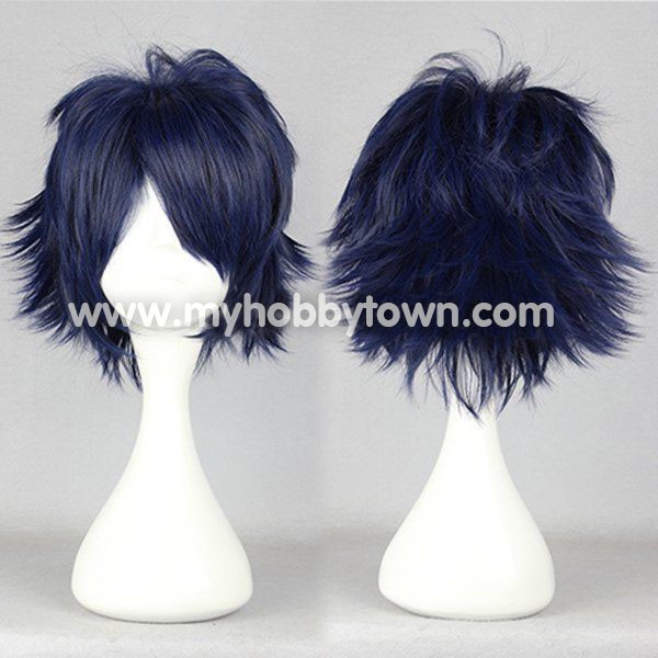 Wig MCoser Dark Blue 32cm 213E - K-Project - Fushimi Saruhiko