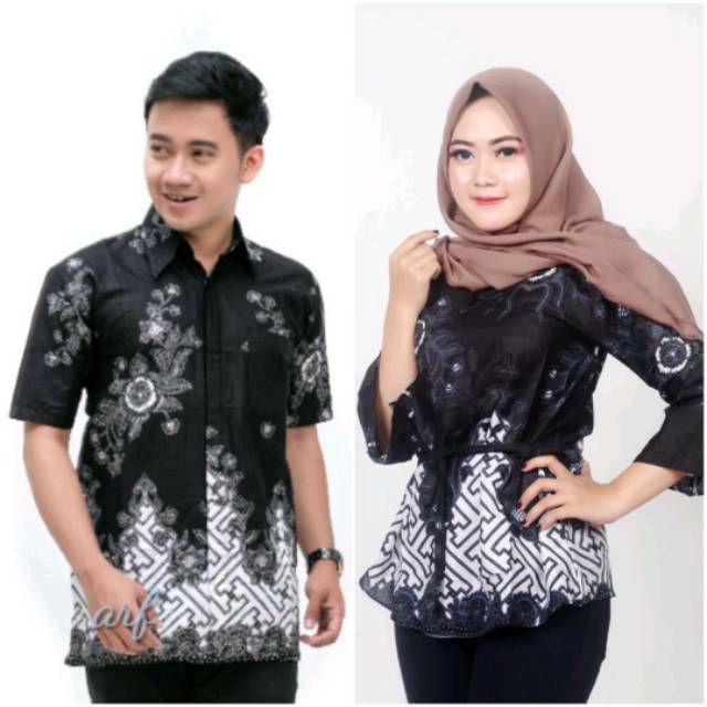 Batik couple pager pekalongan solo murah promo diskon noto arto dian putri ipnu ippnu nu indonesia