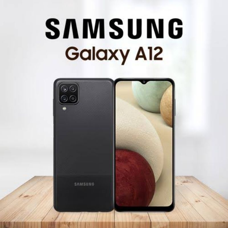 Handphone Samsung A12 ram 4/128gb