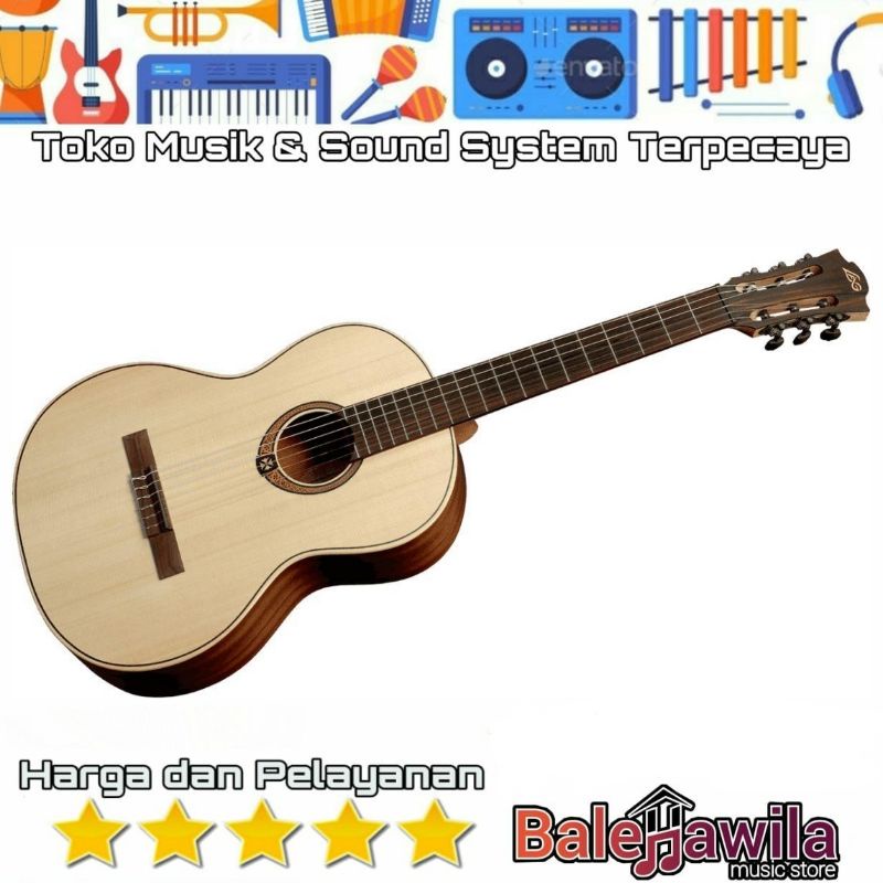 Gitar Klasik Gitar LAG GLA OC70 OCCITANIA SOLID SPRUCE TOP Ori