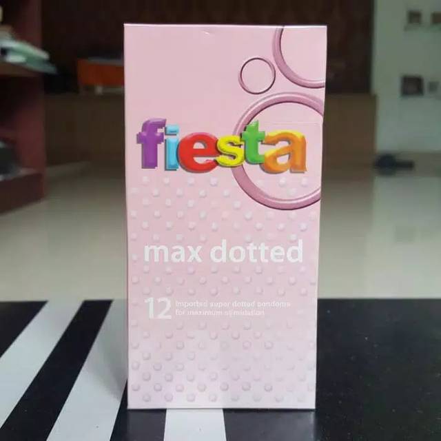 (NCS) Kondom Fiesta Max Dotted Condom Berbintil Bintil Bergerigi Aman