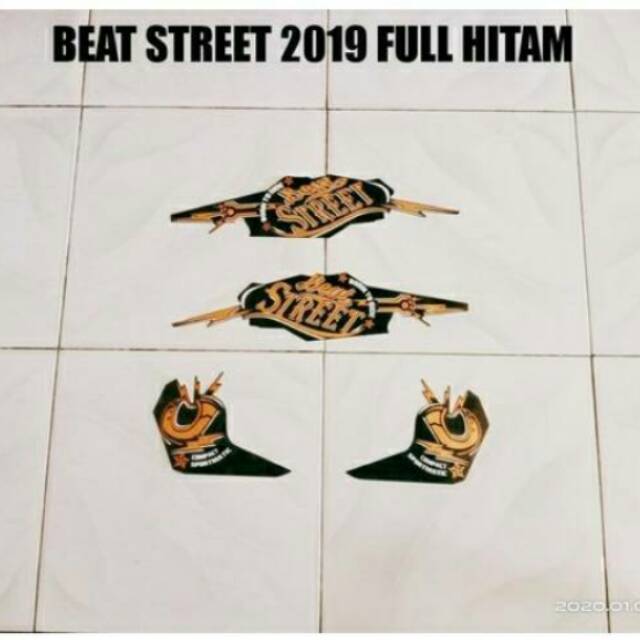 Striping beat street 2019 hitam