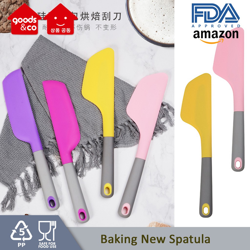 Spatula Baking Silikon Jumbo Lebar/Spatula Silikon Tahan panas Premium