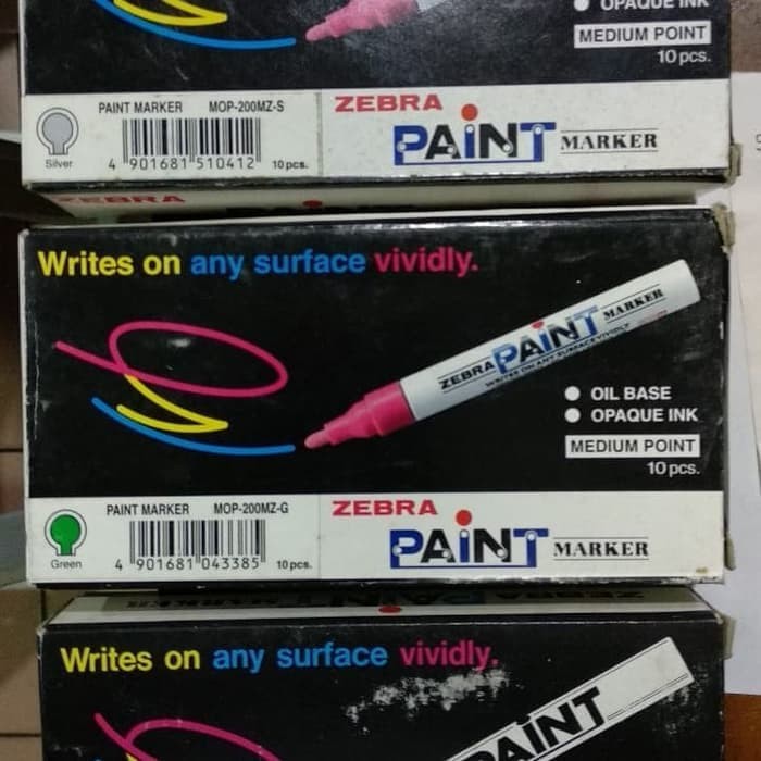 

Unik Spidol Zebra Paint Marker Medium Point Limited