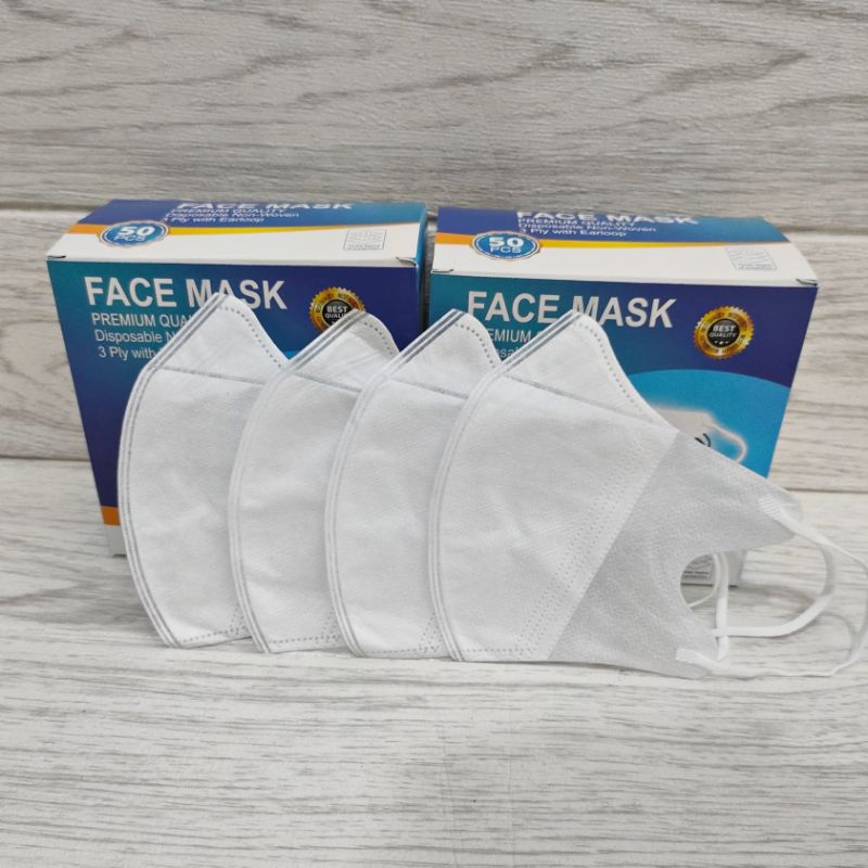 Masker Duckbill Garis  3PLY  kemenkes face mask/masker duckbill masker duckbill face mask mirip sensi