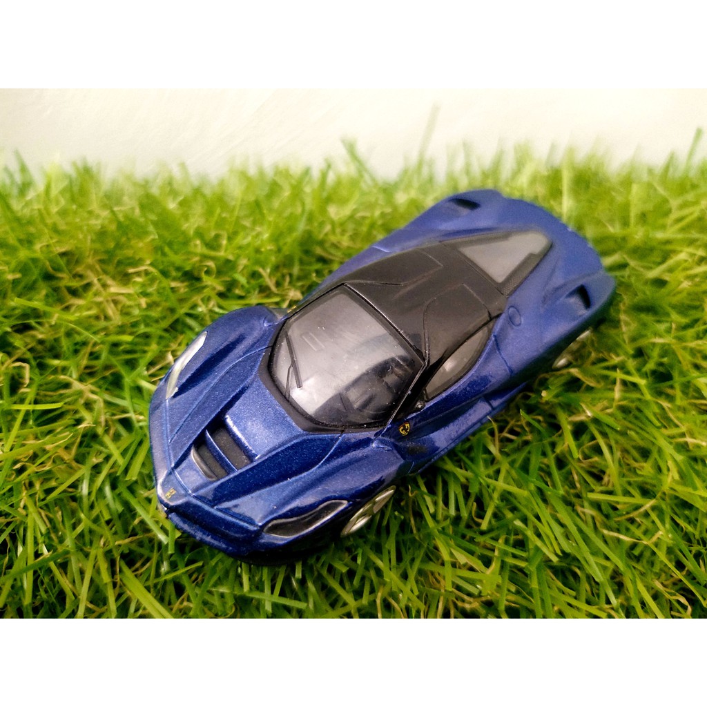 Diecast LaFerrari Kyosho Blue Skala 1:64 Original Japan Diecast Ferrari