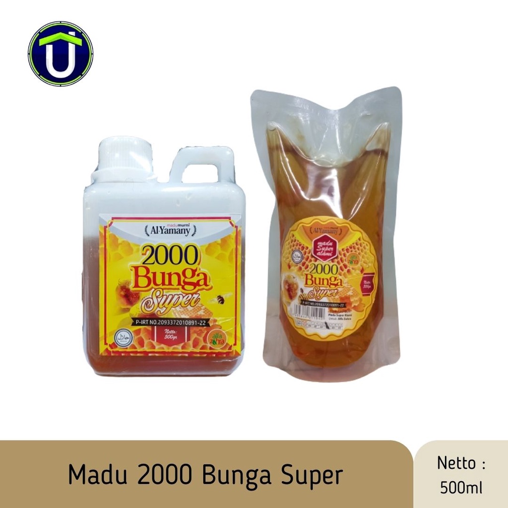 

MADU ASLI 2000 BUNGA SUPER AL YAMANY | 500 GRAM