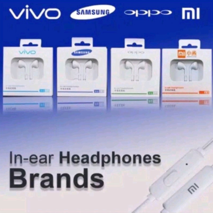 Headset Handsfree Earphone + Mic MH133 ALL BRAND For REALME/XIAOMI/OPPO/SAMSUNG/VIVO MH 133 /HEADSET COPOTAN SS-