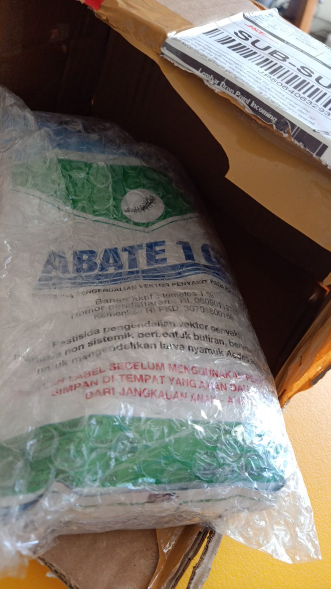 Abate 1gr 1kg Kemasan Botol Ampuh Basmi Jentik Nyamuk Dbd